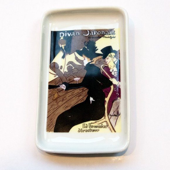 Jewelry Plate French Divan Japonais Small Ring Plate Watch Plate Souvenir Plate - Picture 8 of 8